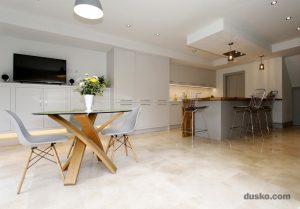Contemporary Open Plan Kitchen and Dining Area in Handforth, Cheshire Design