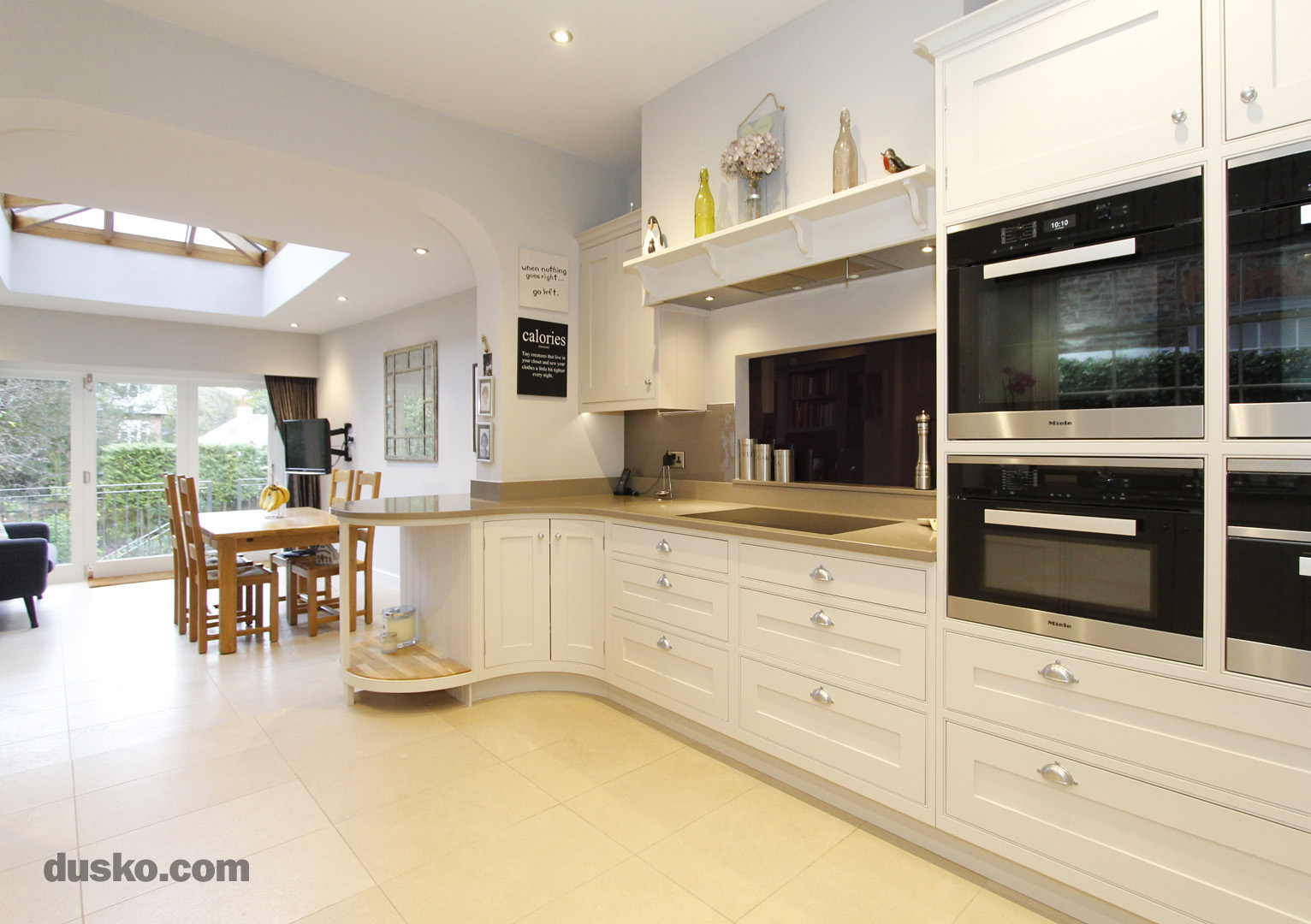 In Frame Kitchen in Bowdon, Cheshire Miele Integrated Ovens